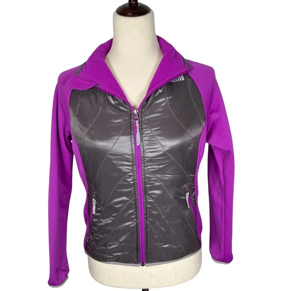 THE NORTH FACE Girl’s Pertex Quantum Jacket Purple Sz L